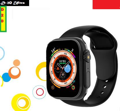 Bymaya B235_D20 ULTRA CALORIE COUNT SMARTWATCH BLACK (PACK OF 1) Smartwatch