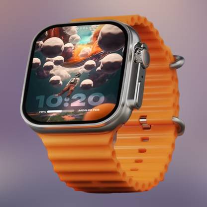 KadWaniya T800 Ultra Smart Watch With Wireless Charging Smartwatch