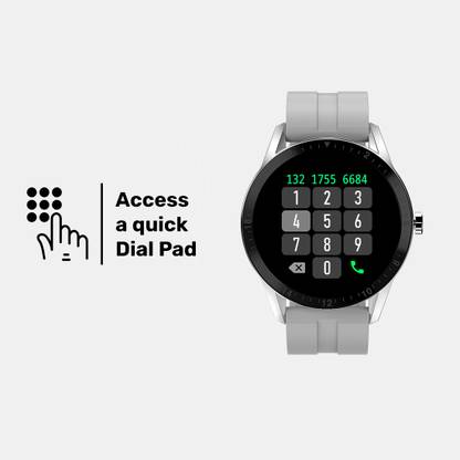 Fire-Boltt Talk 1.28"Bluetooth Calling with SpO2, Metal Body & Luxury Design Smartwatch