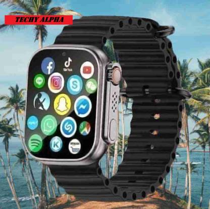 Techy Alpha T800 Ultrawatch with Android System,Bluetooth Calling Smartwatch Smartwatch