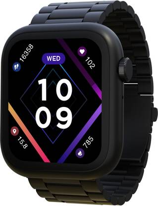 PA Maxima Max Pro Crystal 1.83" Ultra HD Display 650 Nits, BT Calling, Premium Metallic Smartwatch