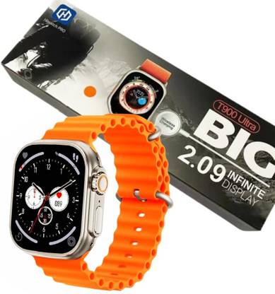 Rosario T900 Ultra Smart Wearable Watch, 2.09 Infinite Display Smartwatch Smartwatch