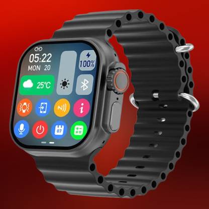 Tech Wear T800 Ultra Smart Watch With Wireless Charging And Sweatproof NX04 T498 Smartwatch