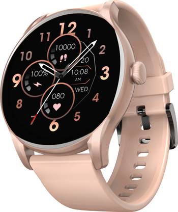 boAt Lunar Connect Ace with 1.43 ” AMOLED Display, BT Calling, 100+ Sports Mode, IP68 Smartwatch  (Pink Strap, Free Size) at Rs. 1699