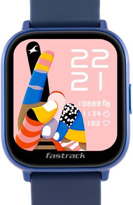 Fastrack Vybe 1.5 HD Display|50+ Sports Mode|BP Monitor|Game| Smartwatch