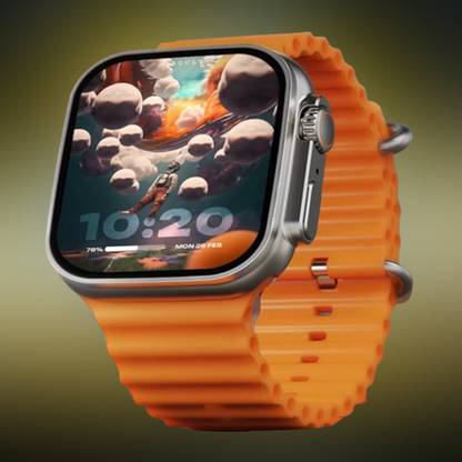 KadWaniya T800 Ultra Smart Watch With Wireless Charging Smartwatch
