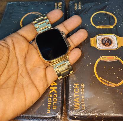 dicrobots Premium Limited iWatch Ultra 24k Gold Edition Smartwatch