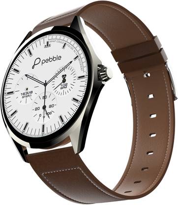 Pebble Royale 1.43" Super Amoled, BT Calling,Slimmest design, World clock,Premium Built Smartwatch