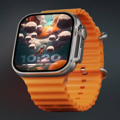 KadWaniya T800 Ultra Smart Watch With Wireless Charging Smartwatch