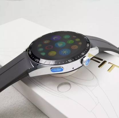 Dark Moon HW3 PRO Round Dial BT Call Smart Watch Sport health Monitoring Wireless Charging Smartwatch