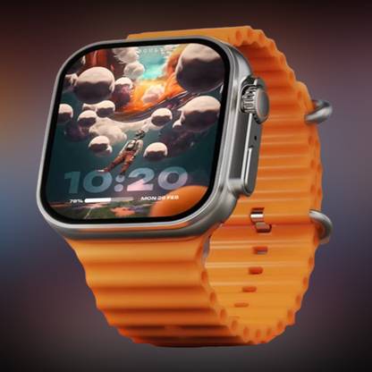 KadWaniya T800 Ultra Smart Watch With Wireless Charging Smartwatch