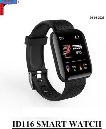 DILSHER K1355 ID116_ ULTRA MULTI FACES STEP COUNT SMART WATCH BLACK(PACK OF 1) Smartwatch