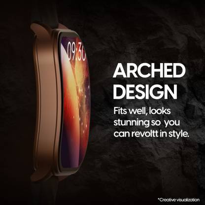 Fastrack Revoltt FS1 Pro|World's First,1.96" Super AMOLED|Highest Resolution|BT Calling Smartwatch  (Teal Strap, Free Size)