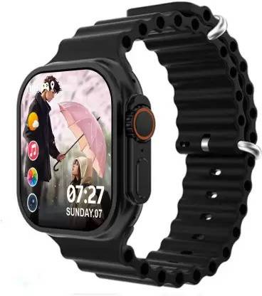 Fuziqra New 2024 Black Ultra Strap Smart watch T800 Ultra Smartwatch Smartwatch