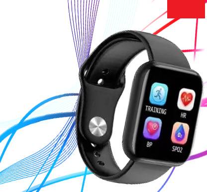 DILSHER JH834_Y68 ADVANCED STEP MONITOR SMARTWATCH BLACK (PACK OF 1) Smartwatch