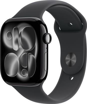 Apple Watch Series 11 GPS + Cellular 46mm Black Aluminium Case Black Sport Band - M/L