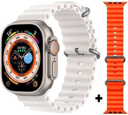 KDGLOBALMART T900 ultra ,Series 8, Bluetooth Calling with free orange strap Smartwatch Smartwatch