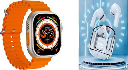 Like Star T800 Ultra Bluetooth Smart Watch, "1.99'' HD Touch Series 8 WITH (ULTRA EARBUDS) Smartwatch