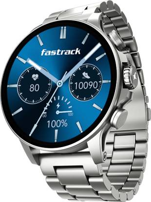 Fastrack Marvellous FX2-1.54|Super AMOLED|1000 Nits|Luxury SS Strap|Premium Fashion Men's Smartwatch