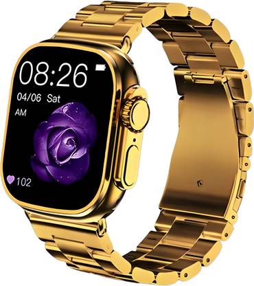 GameSir S9 Ultra 2.19" Amoled Display Bluetooth Calling Touch Watch Golden Music Play Smartwatch