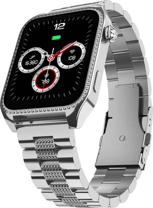 Fire-Boltt Luxury Stainless Steel, 45.2mm (1.78) AMOLED, 368*448 px Diamond Studded Smartwatch