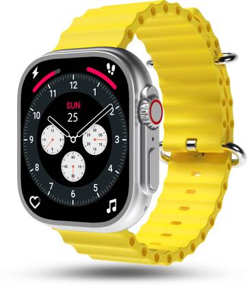Pebble Crest 2.02"Infinite Display,Rugged Design,BT Calling,Rotating Crown,Health Suite Smartwatch