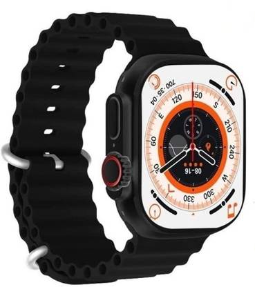 Ephemeral New T800 Ultra Watch with Advanced Bluetooth Calling, ocean strap carbon black Smartwatch