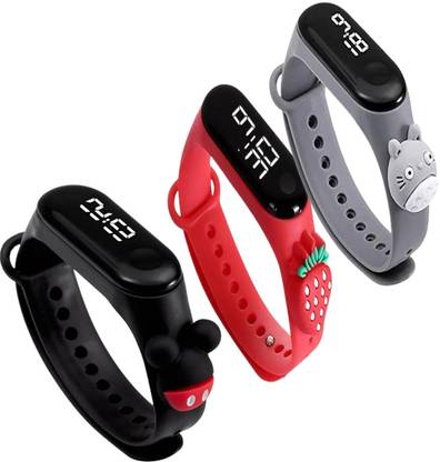 KYOKA Led Watch Return Gifts for Kids| Best Birthday Return Gifts for Kids,Pack of 3 Smartwatch