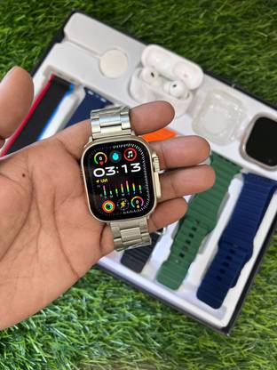 FALAKX 10 in 1 Set Y11 Ultra Smartwatch + Airpods Pro with Transparent Screen Guard Smartwatch