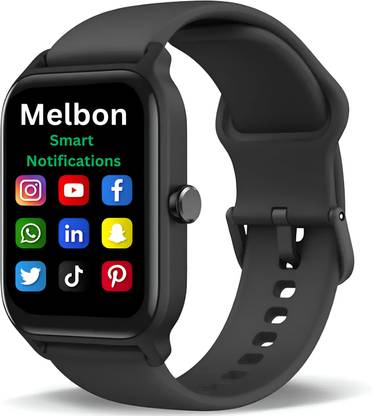 Melbon H9 BT Calling, Fitness tracking Multiple Watch Facs,Sleep Monitor,Heart & SpO2 Smartwatch