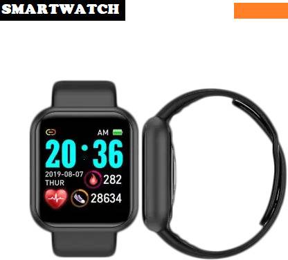 Bashaam U2886_Y68 ULTRA CALORIE COUNT SMARTWATCH BLACK (PACK OF 1) Smartwatch
