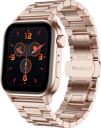 Fire-Boltt Rise Luxe Stainless Steel Luxury, 47mm (1.85) Display, Games, 120+ Sports Smartwatch