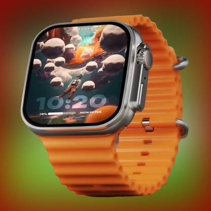 KadWaniya T800 Ultra Smart Watch With Wireless Charging Smartwatch