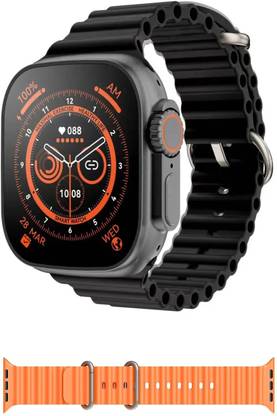 Pepkoala Watch 8 Ultra Full HD SpO2 Monitoring,14 Sports Modes,Sleep Monitor Double Strap Smartwatch