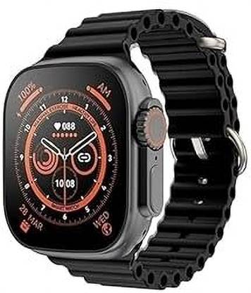 QC World T Ultra 800 Black Bluetooth Calling Smart Watch (Black Colour) Smartwatch