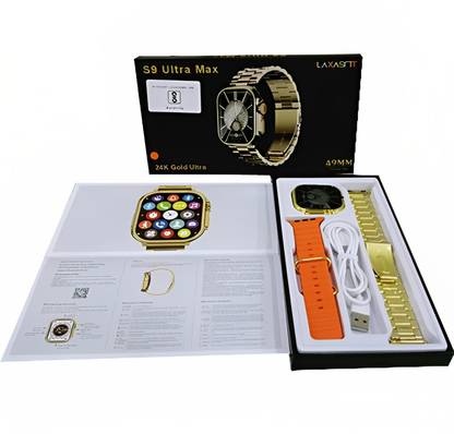 PunnkFunnk S9 Ultra BT Calling Specially Made for Businessman Suit on Formal Dress Smartwatch