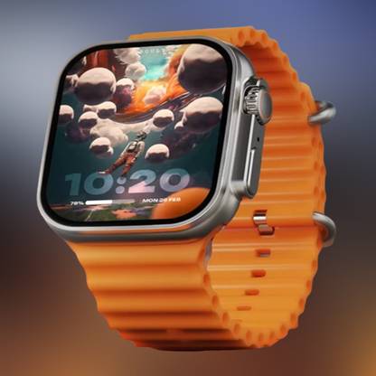 KadWaniya T800 Ultra Smart Watch With Wireless Charging Smartwatch