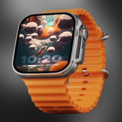 KadWaniya T800 Ultra Smart Watch With Wireless Charging Smartwatch