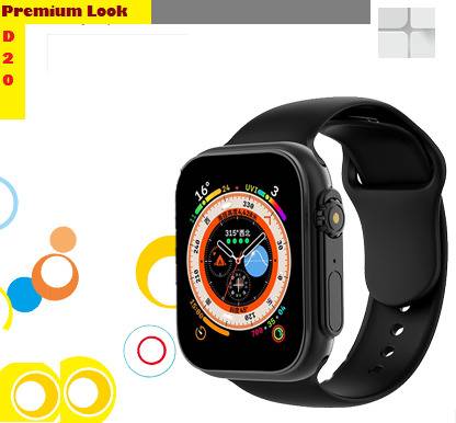 Bymaya A879_D20 ULTRA STEPCOUNT SMARTWATCH BLACK (PACK OF 1) Smartwatch