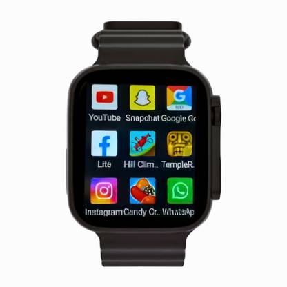 DOPEWOPE New Smart watch T800 Ultra 8 With Wireless Charging & Multi Sport Mode Smartwatch