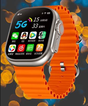 BOOMLY T800 ultra Full screen Smart Watch Series 8 For Men & Women 5G Network Sim Card Smartwatch