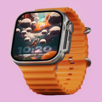 KadWaniya T800 Ultra Smart Watch With Wireless Charging Smartwatch