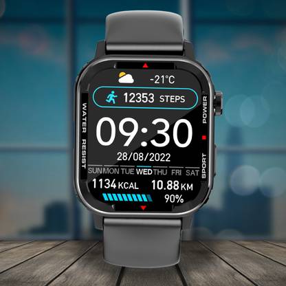 Nervfit New Launch Phoenix Sports 1.85" LED, Solid Build, BT Calls, Waterproof, HR, BP Smartwatch