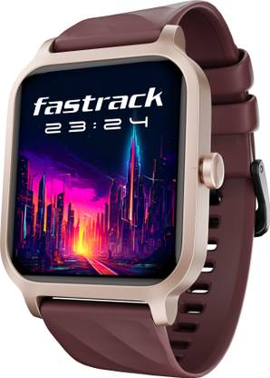 Fastrack Revoltt FS1-1.85''|Advanced Blazing Fast UI|Working Crown|AIVoice Assistant|IP68 Smartwatch