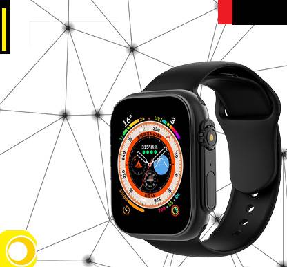 SAWADEEKA UX1052_D20 ULTRA HEART RATE SMARTWATCH BLACK (PACK OF 1) Smartwatch