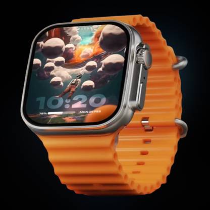 KadWaniya T800 Ultra Smart Watch With Wireless Charging Smartwatch