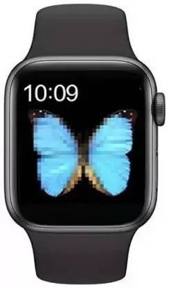 P U COLLECTION T55 S7 Black Smart Watch With Bluetooth Call Smartwatch