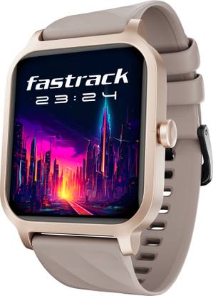 Fastrack Revoltt FS1-1.85''|Advanced Blazing Fast UI|Working Crown|AIVoice Assistant|IP68 Smartwatch