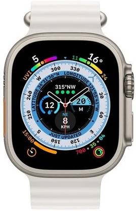 SAMSTAR COLLECTION Smartwatch T800 Ultra white Bluetooth Calling, Metallic Finish,Fitness sport Smartwatch