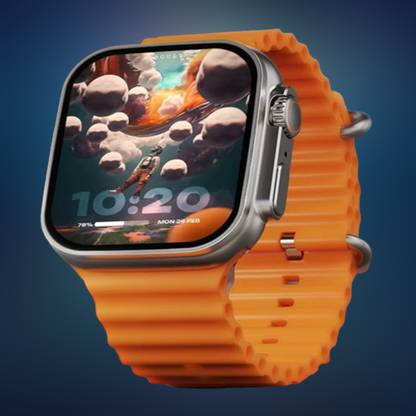 KadWaniya T800 Ultra Smart Watch With Wireless Charging Smartwatch